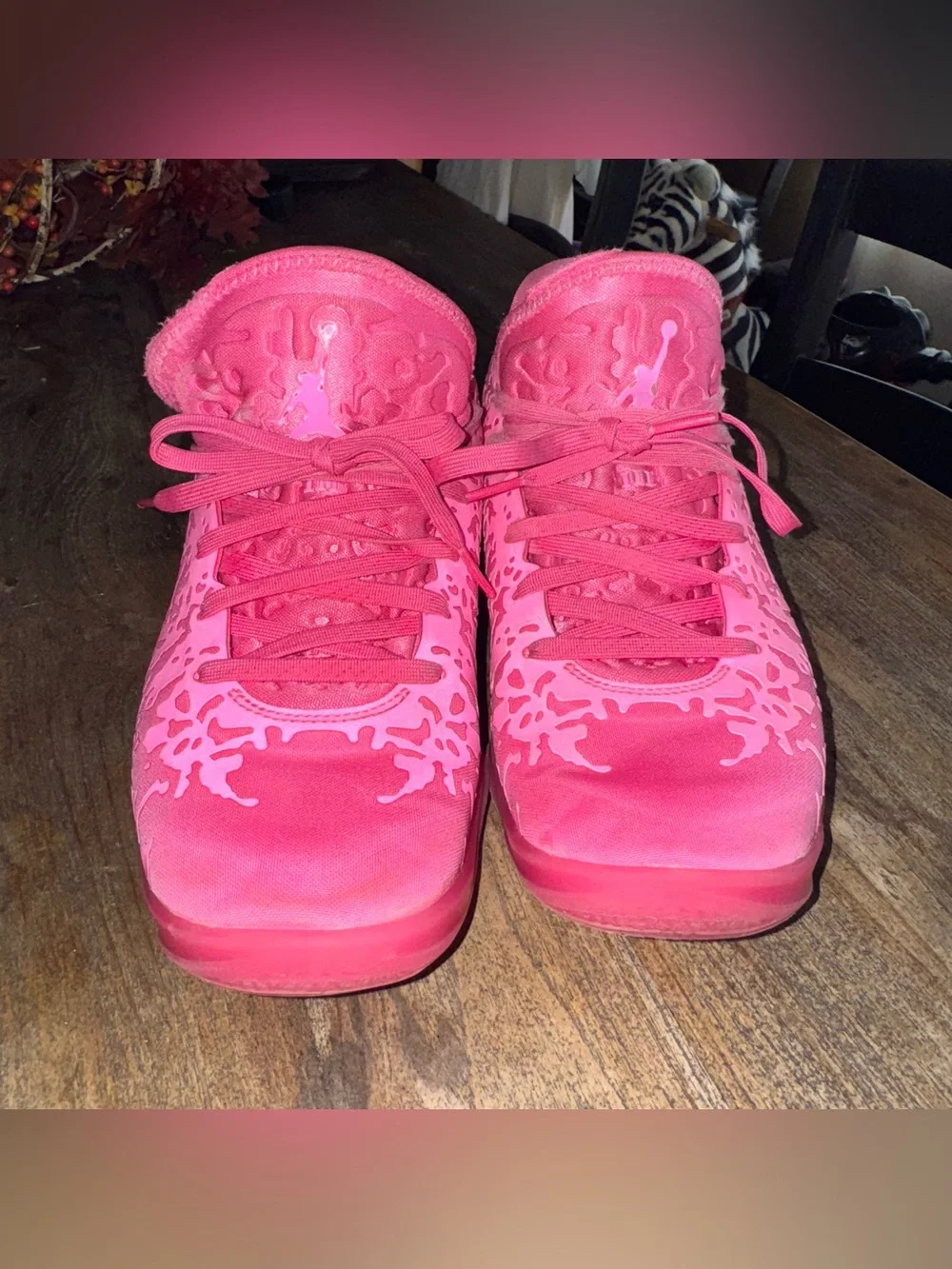 Air Jordan Zion 3 Pink Lotus Basketball Sneakers Shoes Womens 9.5 Mens size 8